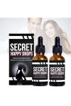 PleasurePeak Gouttes orales Secret Happy Gouttes pour femme, augmentant la sensibilité et le plaisir, augmenter les niveaux d