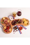 Le Pénis Français - LA VRAIE Planche Apéro XXL z*z* 47 cm – Bois de qualité supérieure - Fabriquée à la main, sur commande et