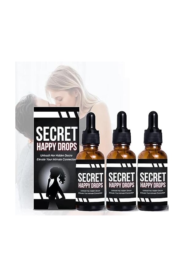 Gouttes buccales pour femme, gouttes heureuses secrètes pour femme, améliore la sensibilité et le plaisir, augmente les nivea