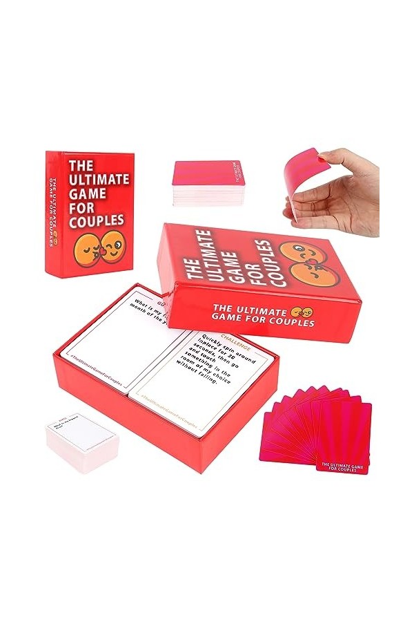 LUFEIS Jeux de couple, le jeu ultime pour les couples - Connaissez-vous bien votre partenaire ? - Grandes conversations et dé