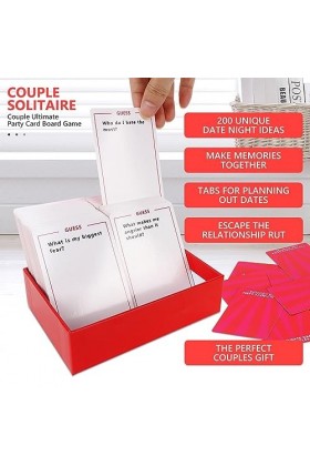 LUFEIS Jeux de couple, le jeu ultime pour les couples - Connaissez-vous bien votre partenaire ? - Grandes conversations et dé