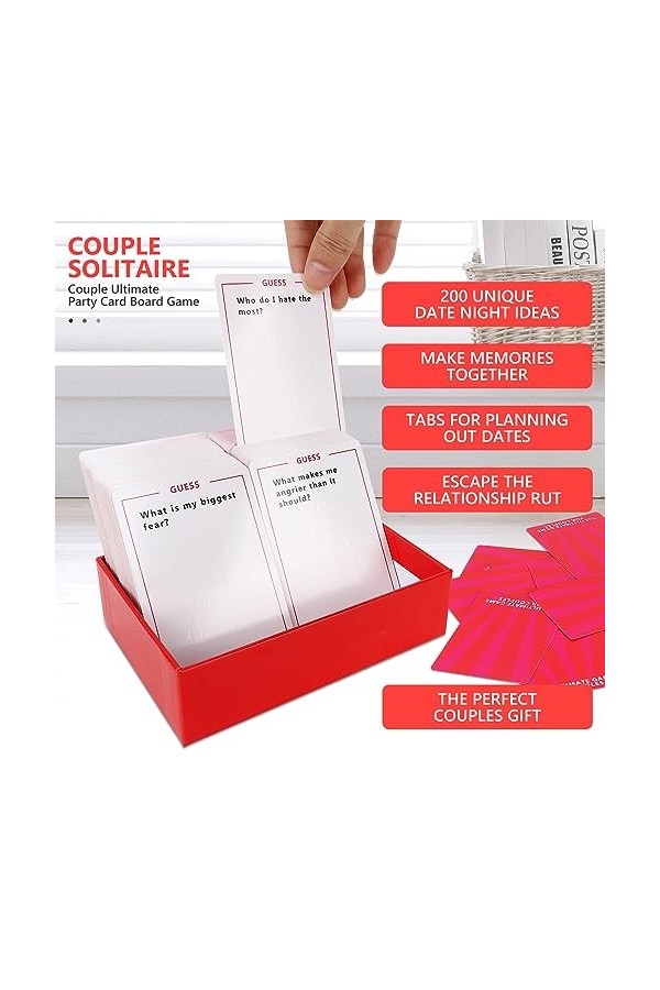 LUFEIS Jeux de couple, le jeu ultime pour les couples - Connaissez-vous bien votre partenaire ? - Grandes conversations et dé