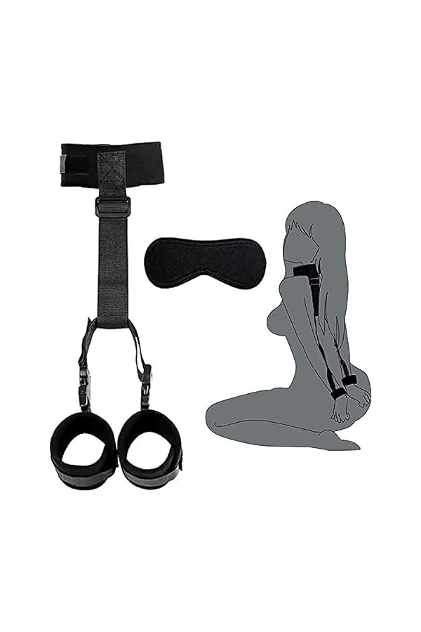 JSUOEO Collier Manchette débutant derrière Le Nylon avec magasins réglables Équipement et Accessoires