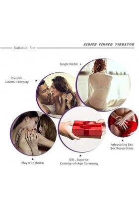 MOLUCI Jouet Vibrant féminin en Contact avec Le Caoutchouc Noir 