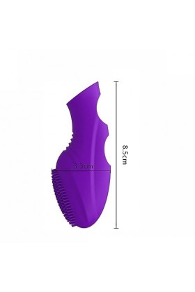 MelBiz Support de Doigts en Silicone, Jouets manuels pour Les Couples Violet 