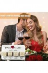 Date Night Dice After Dark Version, Couple Date Night Jeu de dés créatifs en bois, Dés de couple réutilisables en bois multi-