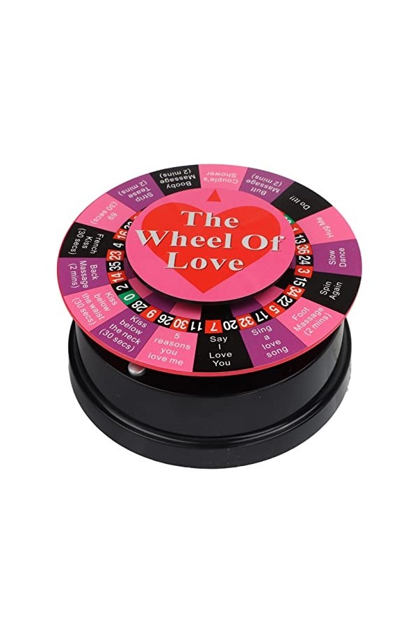 Jeu de Couples Wheel of Love, ABS Mini Wheel of Love pour Les Fêtes