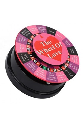 Jeu de Couples Wheel of Love, ABS Mini Wheel of Love pour Les Fêtes
