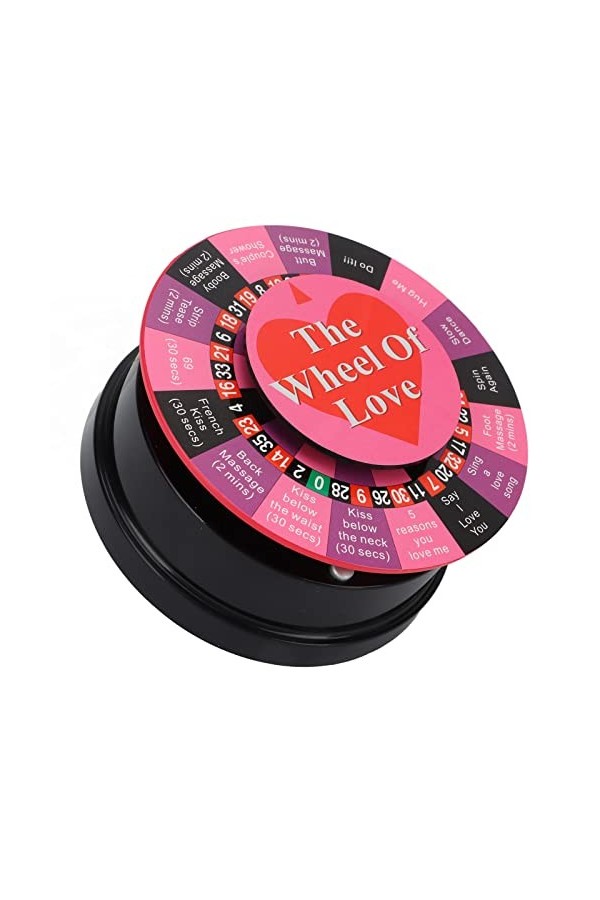 Jeu de Couples Wheel of Love, ABS Mini Wheel of Love pour Les Fêtes