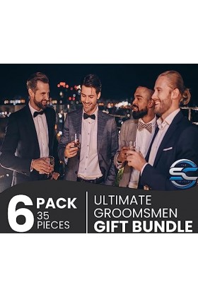 Sai Creations Lot de 6 paquets de 35 pièces pour garçons dhonneur