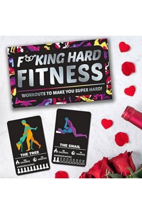 Gift Republic F*cking Lot de Cartes de Fitness rigides