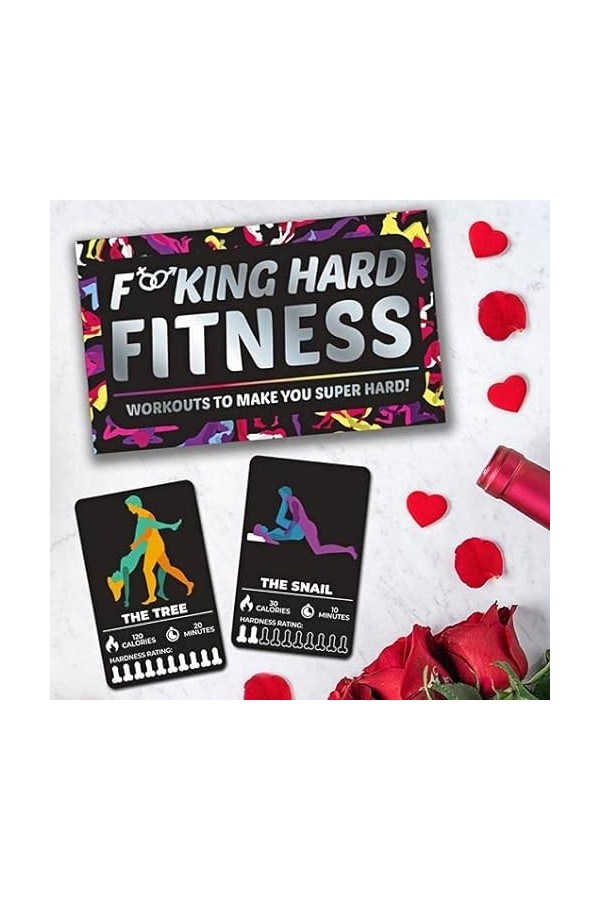 Gift Republic F*cking Lot de Cartes de Fitness rigides