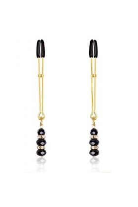 Pince à cheveux ajustable pour femme + collier noir, cadeau de fête pour couple