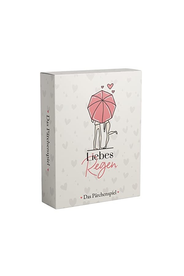 Liebesregen® – Le jeu pour les couples qui vous rapprochent – Questions pour les couples – Jeu de questions pour les couples 