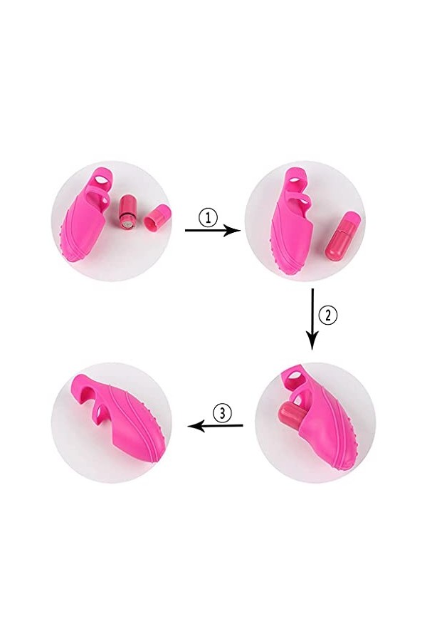 MayNuo Clîtôrîs Masseur Stịmúlátêúr Doigt Vibrant Femme Doigt Vìbrāńt Pour Femme Clìtőrìdìën Stìmừlatëur Ġ Eť C Pőìnt,Finger 