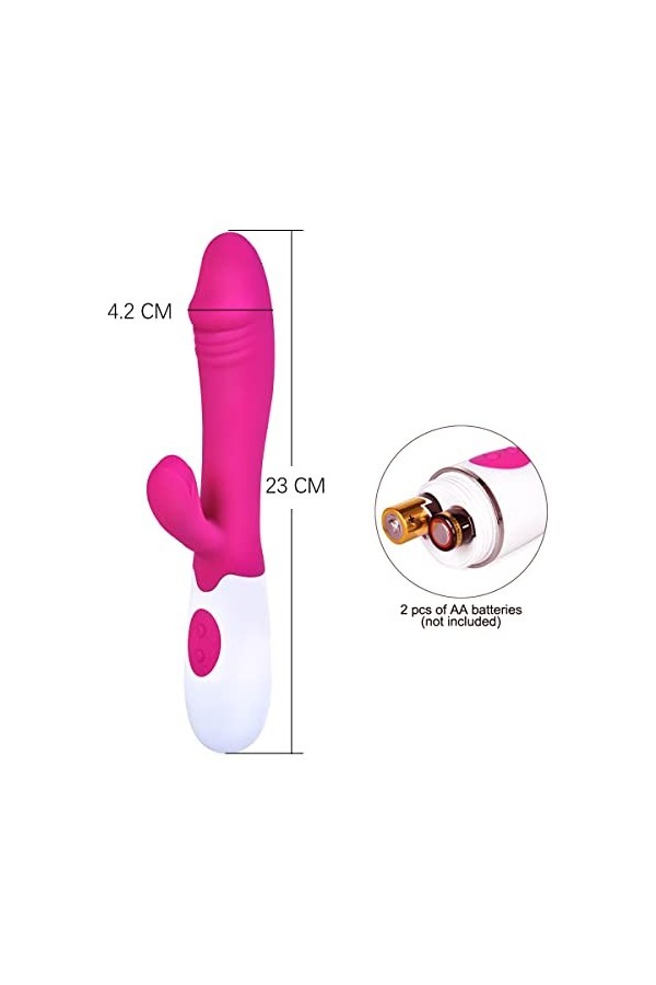 GodeS anale Vibròmasseur Vibrant Femmes Mini Rose Sucer, Clitoridien Puissant Silencieux, Doigt Vibrateur Sexuel pour Femme P