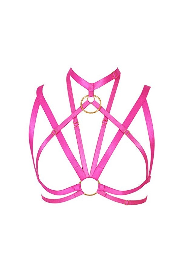 Femme Punk Harness Soutien-Gorge Strappy Body Caged Cupless Ceinture Harnais De Danse Gothique Halloween Rave Party Bra Class