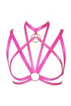 Femme Punk Harness Soutien-Gorge Strappy Body Caged Cupless Ceinture Harnais De Danse Gothique Halloween Rave Party Bra Class
