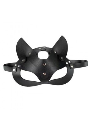 Collier cloche en cuir +Masque demi-visage，Accessoires pour Femme Jeux de Costume