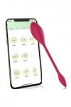 Oeuf Vîbrant Connecté Telephone App Silencieux, Vîbrõmaśśě?r Telecommande à Dist?nce Blu?tooth, Oeu? Mini V?brômā???urs F?min