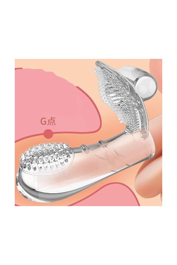 TeidEa Petit Dõ?ℊt ?????-????ℯ?? Doigt Vibrateur En Silicdoigt Ｖîbrant Sêxuêl Femme Ｖîbrö-Ｍássëúr Clítörìdíën Pöînt G Puissan
