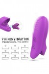 Vîbrante Sé???ýs Doigt Vîbrant pour Sëx femme Quiet, Clîtorial Toy avec Toy Hands Free Silicone Pleasure Toy Couple