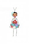 NELLN Collier tissu fait main robe alliage poupée collier pendentif Collier Chaîne Femmes bijoux populaires