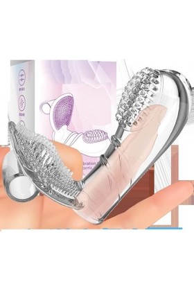 AVIMYA Vibrateur Ｖîbrant Sêxuêl Femme En Silicdoigts Plaisir Sëxuel Couple Doigt Ｖîbrö-Ｍássëúr Clítörìdíën Pöînt G Puissant S