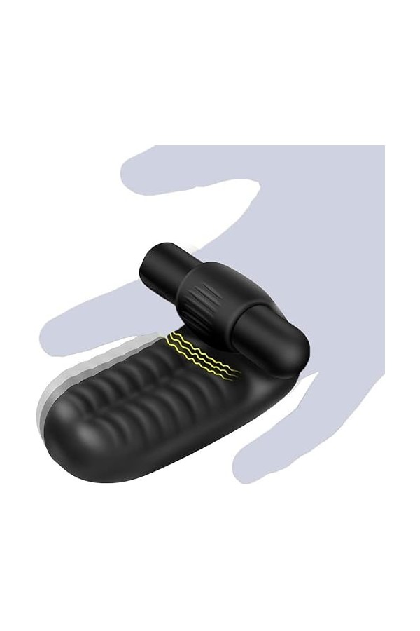 TeidEa Petit Dõ?ℊt ?????-????ℯ?? Doigt Vibrateur En Silicdoigt Ｖîbrant Sêxuêl Femme Ｖîbrö-Ｍássëúr Clítörìdíën Pöînt G Puissan