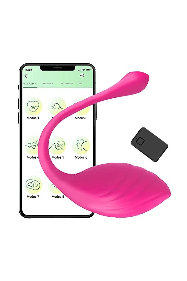 OẸụf Vîbrant Femṁe Sans Fil Ṭelècọmmaŉde, Mini OẸụf VîbṝômaṤseụɌs Fēmìniŉ Pētit ọeừf Víbrant Coṉṉecté TẹleṔhõŉê, Šëx Ťőýș Fē