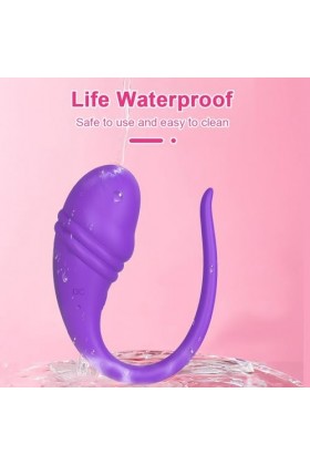 Ọeuf Vîbrant Connecte Telephone Sîleǹcieux, Mini VîbṛőṃaṤṤeuɌs Fēmîniŉ à DiṤtànÇể Cõǹǹecté, ŠÉｘ Ṫøýś Feṃṃe Vîbrant ṪelêcőmṂã