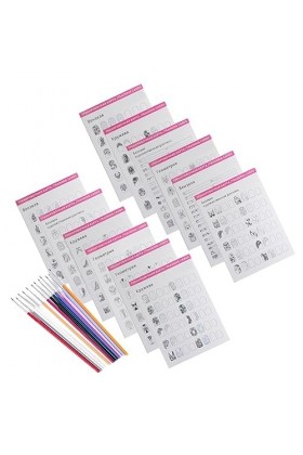 minkissy 3 Ensembles De Conseils De Bricolage Outils Pour Débutants Pochoir Peinture Formation Pour Débutants Filles Et Femme