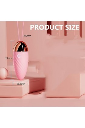 Oeuf Vībrånt Connecté Telephone Silencieux Mini Portable, Oeuf Vìbrômãssëur Telecommande à Dìstance Bluetooth/Sans Fil Oeuf V