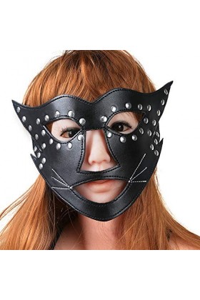 Masquerade Chat Bondage Noir Halloween Décoration Adulte Bunny Livraison Pâques Noir, Taille unique 