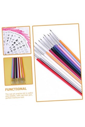 FOMIYES 4 Ensembles De Formation En Dessin Comprenant Un Kit De Cartes Des Modèles De Filles Des Stylos Pour Débutants Des Ki