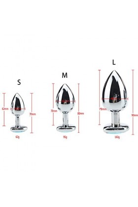 BybAgs Ensemble de Trois Pièces de Jouets de Massage Imperméables de Couleur/Violet Clair