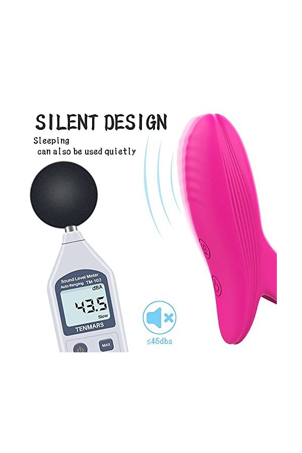 ADASTE Doigt Couple Ġôdé ??Xtôy F???? Doigt V?B???Te Vibrer V?B?? Et Le Cl?T?R??L Pour Les Fémmés Adullt Balle V?B?? Langue S