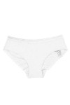 BOTCAM Ice Low Large Sous-vêtements sans bande en dentelle transparente pour femme Lingerie à carreaux, Blanc., M