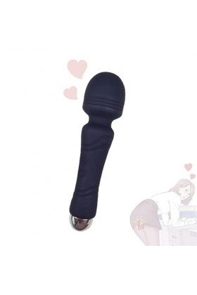 10 modes de fréquence Masseur en silicone souple étanche Ŝèx Töyș Vîbrátore, chargeur USB noir 