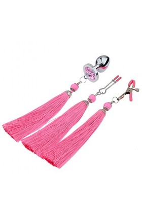 BybAgs Ensemble de Massage Doux En Métal Trois Pièces./Rose/L