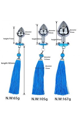 BybAgs Ensemble de Massage Doux En Métal Trois Pièces./Rose/L