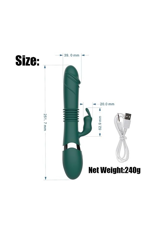 Rábbít Vîbro Fèmme va et vinet 10 Môdès Sèxtøy Fëmme Vîbrańt Sěxtóyśe Plạiśir Fëmme Coúplé Vìbrô-màssèur Ġodě Silicone Souple