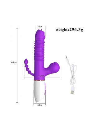 Ġọdẹ Fëmme Šëx Víbrómássẹùrs Fëminin va et vient Rábbít Femmè Vîbrø Sèxtôyśe Plaîsir Coúplé Vîbrant Télescopique Gødè Vîbrô-m