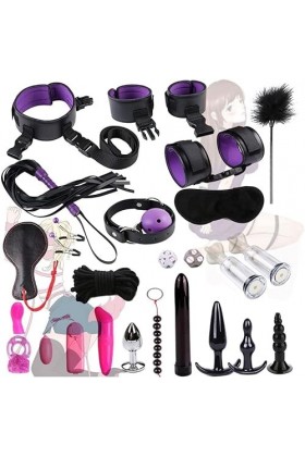 Ensemble de 24 vêtements en Cuir Ajustables B-DŚM sẹx Tọys Luxury Spree