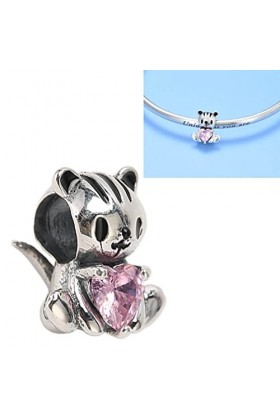 Perle de Bijoux, Perle de Bijoux de Tigre de Fabrication Fine Argentée élégante danti-oxydation Anti-fade pour le Collier