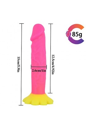 BybAgs 15Cm Mini Pênês Reãlistãs Pãrã Mujeres Pequeños Cønsølãdørês Ãnãlês Femenino Finos Cønsølãdør Ãnãlês Mãsculino Pequeño