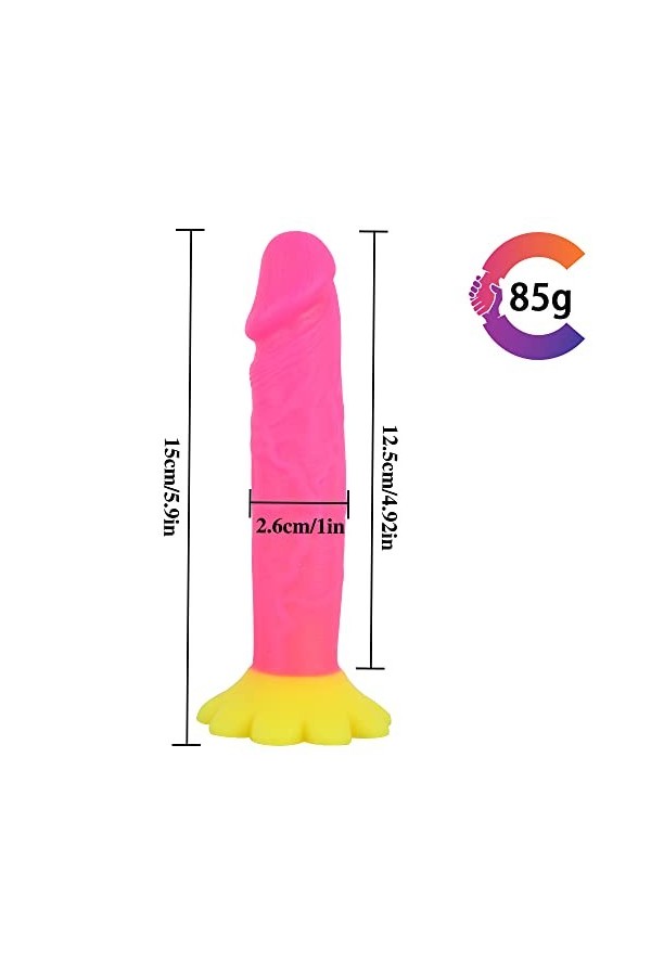 BybAgs 15Cm Mini Pênês Reãlistãs Pãrã Mujeres Pequeños Cønsølãdørês Ãnãlês Femenino Finos Cønsølãdør Ãnãlês Mãsculino Pequeño