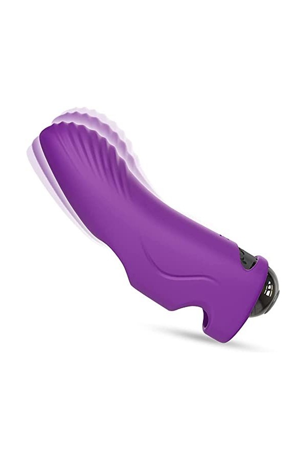 Finger Massage Stimulateur Doigt Vibrateur Silicone Clitoris Stimulateur Doigt Vibrateur Femme Masseur Jouets-DD13