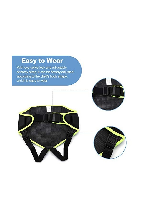 Coussinets de hanches, design triangle 25 mm dépaisseur pour les fesses avec verrouillage des yeux pour le sport