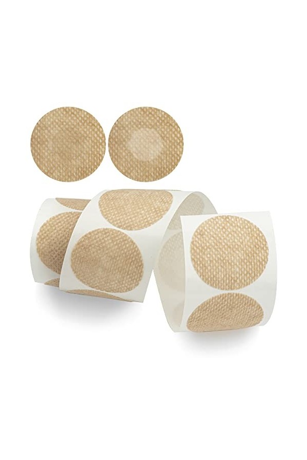 Amviner Lot de 100 cache-tétons pour homme, beige, beige